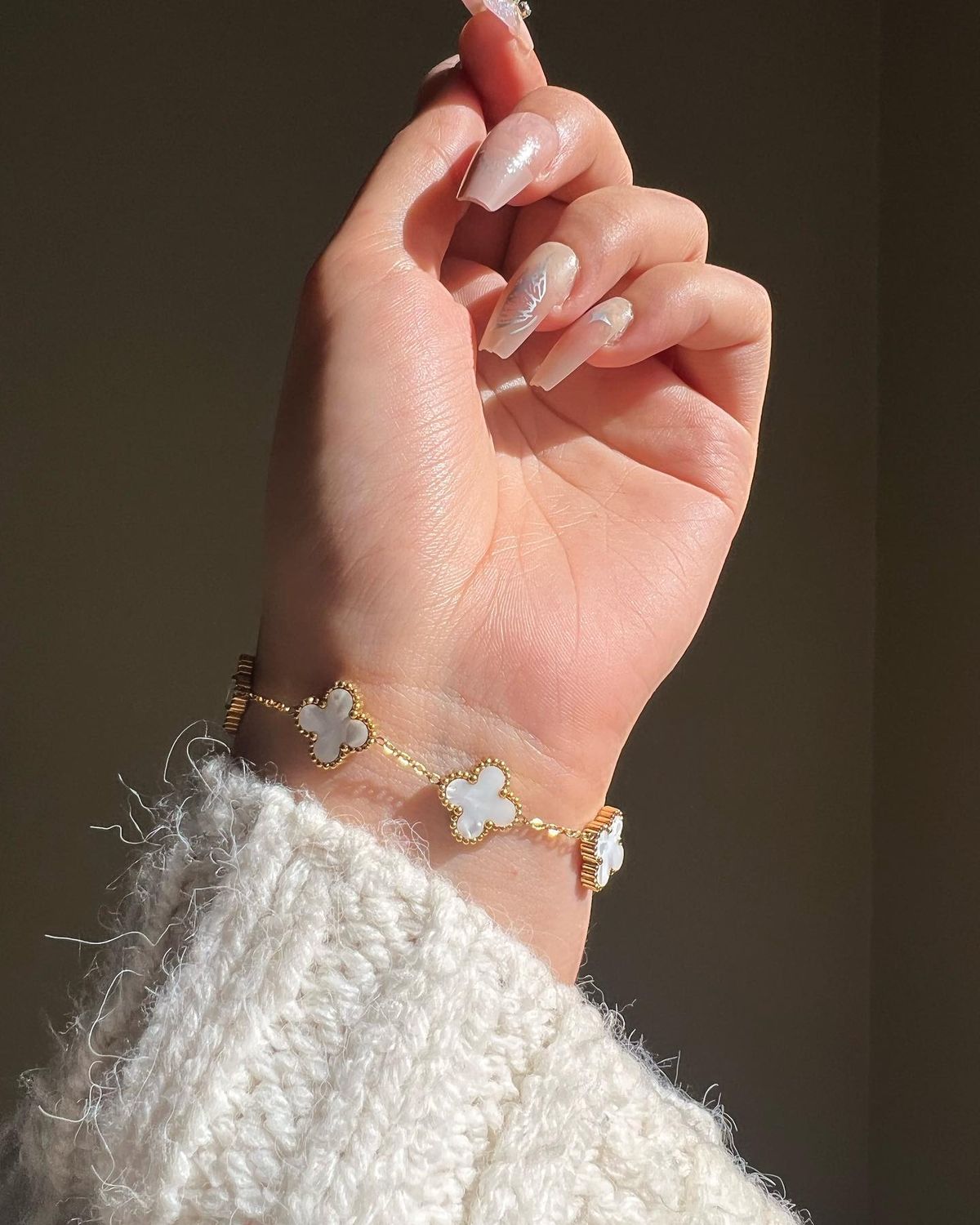 White clover bracelet